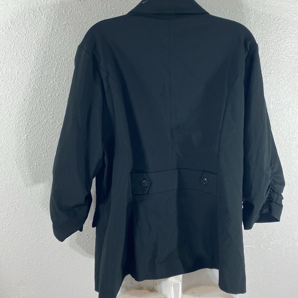Torrid Black Studio Lexington Millennium Stretch Blazer 2 2X 18 20 - Picture 10 of 12
